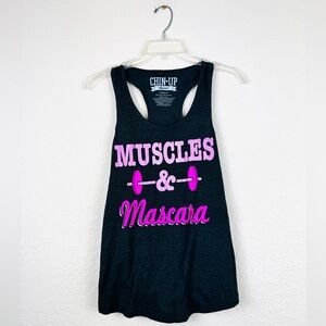 Chin Up Apparel Tank Muscles & Mascara Medium